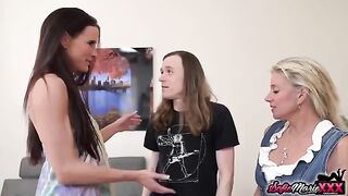 Sofie Marie and Payton Hall are sharing their stepsons in an orgy