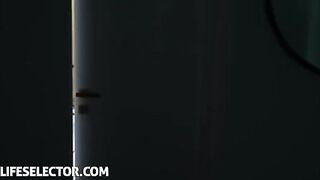 A step sister surprises her brother with a new move today