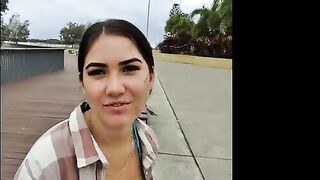I picked up a hot slut in the park and we fucked hard there
