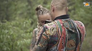 I blow Mateo's huge cock and swallow his cum while being watched