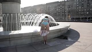 I sometimes wear underwear, but I end up naked in public anyway