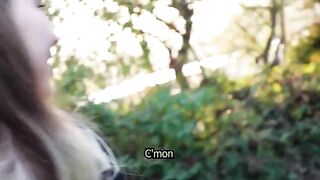 The blogger was hit by a motorcycle, so she had to do a blowjob