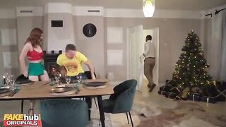 The Thanksgiving dinner with a kinky family takes an unexpected turn
