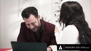 Violet Starr’s client gets rough with her while his wife is home