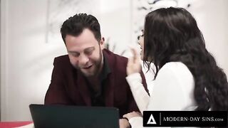 Violet Starr’s client gets rough with her while his wife is home