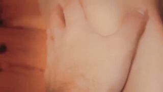 My wife with big boobs fucks me and jumps on my dick