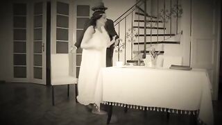 A naughty dancer gets fucked hard in a retro scene