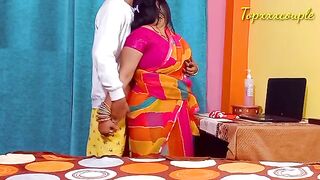 A hot maid experiences her first anal and pussy fuck with an Indian man
