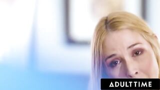A busty stepmom, Sarah Vandella, teaches her stepson how to have sex