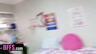 Two college roommates woke up with two other girls in their bedroom, wild party