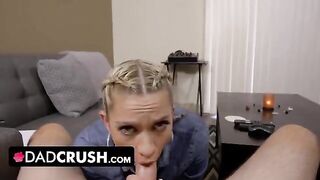 Pervert step dad fucked his step daughter Khloe Kapri in POV style