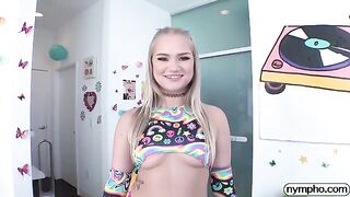 Nympho Harley King gets her pussy and throat filled with cock