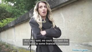 Hot French teacher screwed hard by a stranger on camera for cash