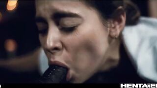 Hot girls fucked and creampied by Alien Monsters in a steamy compilation
