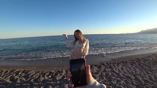 The guy promised to process the pictures, but she again had to do it herself