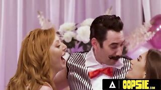 Lauren Phillips and April Olsen fuck in an unexpected situation