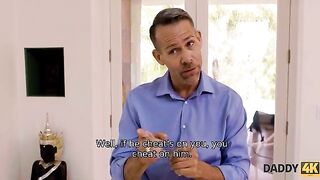The girl could not resist the old man’s allure in this steamy Daddy4K scene