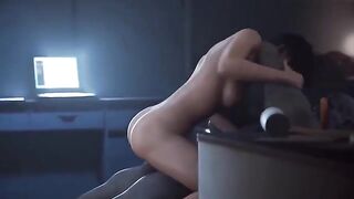 Ada Wong gets caught and fucked hard in this intense scene