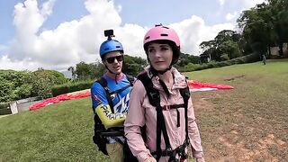 Paragliding in Costa Rica with a surprising wet landing - Part 2