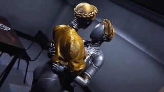 Futanari Atomic Hearth Ballerinas scene with intense action