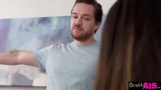 Aneglica Cruz is too horny to wait for her stepbro to get his dick out