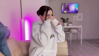 Truth or action? Or maybe a juicy blowjob? Lesya Moon’s daring game