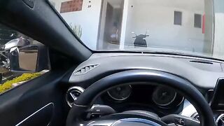 Hot Latina bitch fucked by a stranger while her husband was working