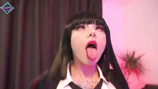 Karneli Bandi is lucky to fuck stunning Yumeko Jabami, who is always ready for hardcore action