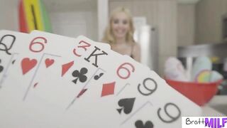 Aaliyah Love offers her stepson an alternative to playing poker with her lingerie
