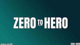 A regular guy, Shawn Alff, tries his luck with a busty star on Zero To Hero