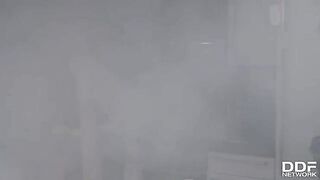 Firefighters and gorgeous women in an unexpected, passionate encounter with intense action