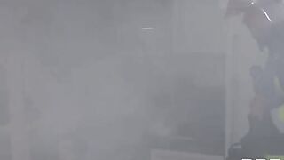 Firefighters and gorgeous women in an unexpected, passionate encounter with intense action