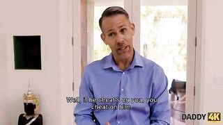 A girl seduces her boyfriend’s dad, breaking up is hard