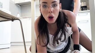 The janitor was checking if the house was tidy or not