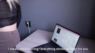 The stepsister got fucked by her teacher in a steamy scene