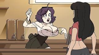 The Girl With The Atomic Bombshell Boobs 2 - The Best Animation