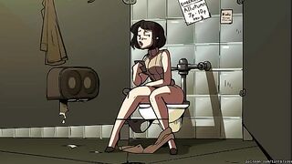 The Girl With The Atomic Bombshell Boobs 2 - The Best Animation