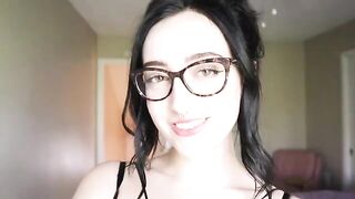 The girl is reading a hilarious book and she's not allowed to cum