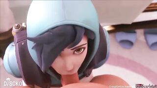 Overwatch Tracer 2021 compilation with sound, a steamy SFM collection