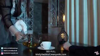 The Lord of the House gets his maid’s cum as a reward for her hard work