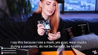 500K! Pornhub gifts Unboxing and Oral Creampie! - RedHead Babe MollyRedWolf