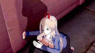 Chainsaw Man Power Hentai in 3D is a wild ride
