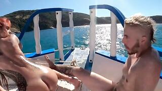 Public sex on the boat with Voyeur - Porneha