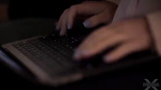Pervert guy fucked his stepdaughter while sexting his wife about it