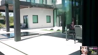 A young man received a morning blowjob from his sexy stepmom while on vacation