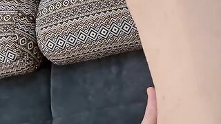 A guy fucked skinny step mom with a strong cock