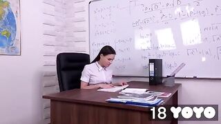 I dream of my teacher and I cum in his chair