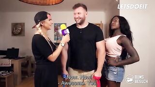 Josy Black, the stunning ebony pornstar from Germany, gives a mind-blowing experience to her fan