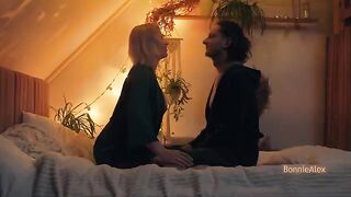 The couple has real, slow and deep sex right at home
