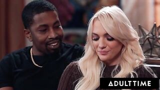 Kenna James gets a double treat in a steamy encounter with her hot neighbor